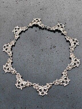 RARE Boucher Parisina Sterling Neo Renaissance Choker Necklace